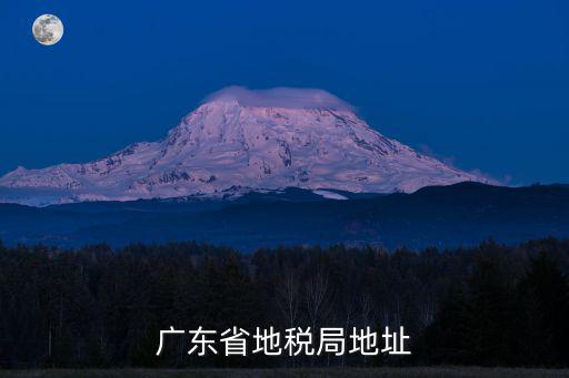 廣東省地稅局地址