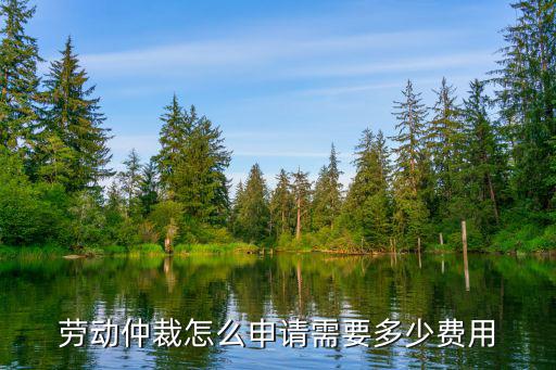 勞動仲裁怎么申請需要多少費用