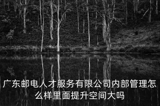 廣東郵電人才服務有限公司內部管理怎么樣里面提升空間大嗎