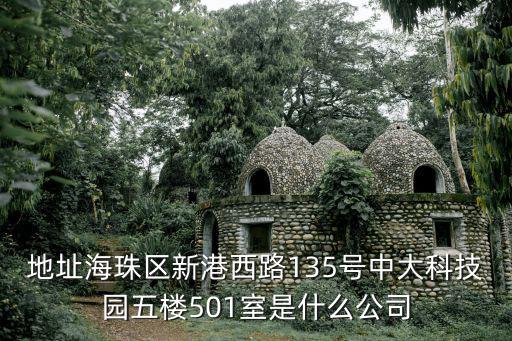 廣州南新制藥有限公司，地址海珠區(qū)新港西路135號中大科技園五樓501室是什么公司