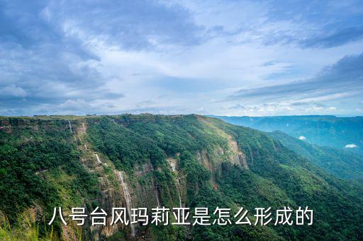 八號臺風瑪莉亞是怎么形成的