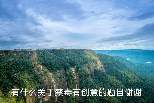 有什么關于禁毒有創意的題目謝謝
