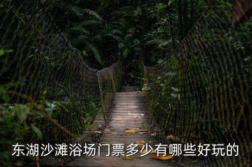 東湖沙灘浴場門票多少有哪些好玩的