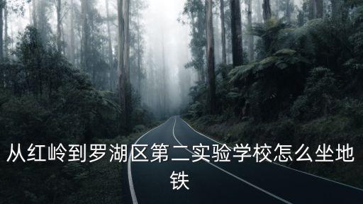 從紅嶺到羅湖區(qū)第二實驗學(xué)校怎么坐地鐵