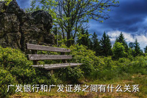 廣發(fā)銀行和廣發(fā)證券之間有什么關(guān)系