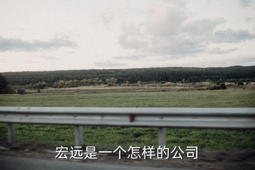 宏遠是一個怎樣的公司