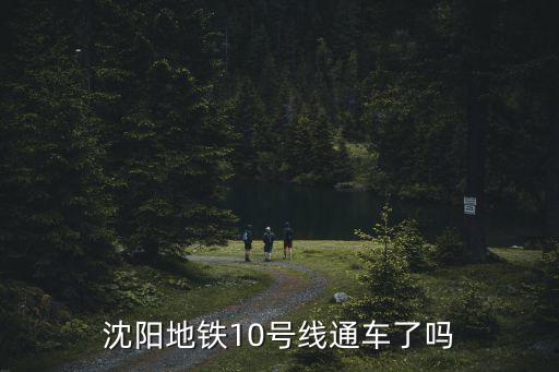 沈陽地鐵10號線通車了嗎