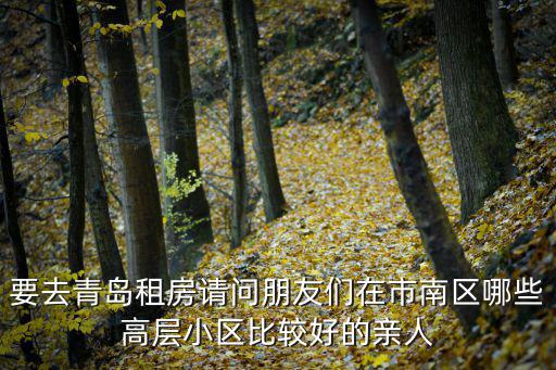市南租房，青島市南區哪租房子便宜