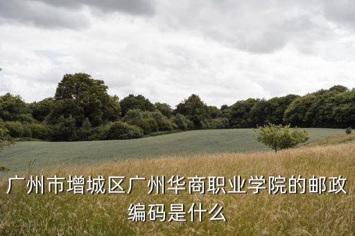 廣州市增城區(qū)廣州華商職業(yè)學(xué)院的郵政編碼是什么