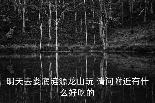 明天去婁底漣源龍山玩 請(qǐng)問附近有什么好吃的