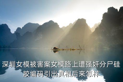 深圳女模被害案女模路上遭強奸分尸硅膠編碼引出真相后來怎樣