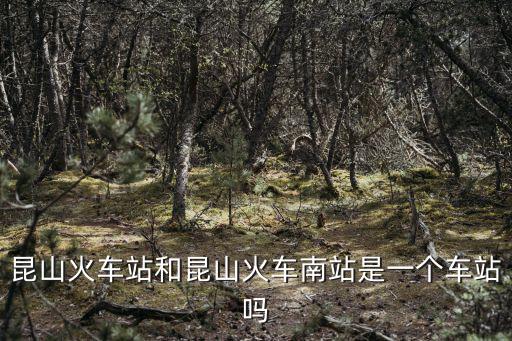 昆山火車站和昆山火車南站是一個車站嗎