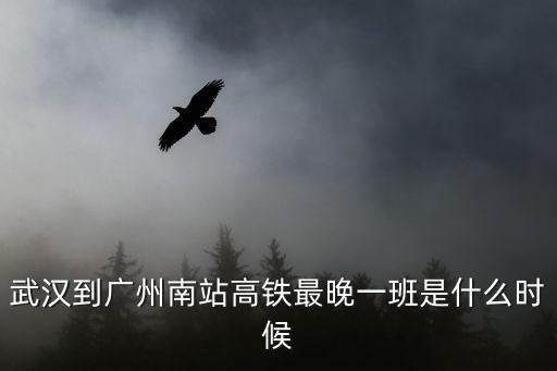 武漢到廣州高鐵，武漢到廣州坐高鐵有多遠