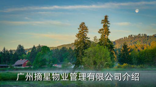 廣州摘星物業(yè)管理有限公司介紹