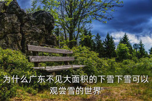 為什么廣東不見大面積的下雪下雪可以觀嘗雪的世界