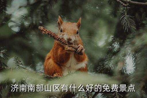 濟南南部山區有什么好的免費景點