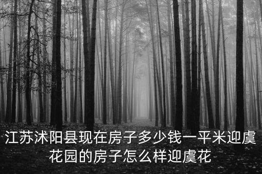 江蘇第一高樓，江蘇沭陽縣現在房子多少錢一平米迎虞花園的房子怎么樣迎虞花