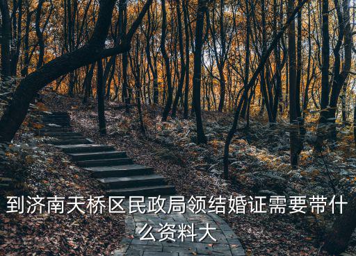 到濟(jì)南天橋區(qū)民政局領(lǐng)結(jié)婚證需要帶什么資料大