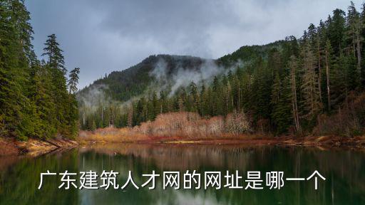 廣東建設信息網，廣東建筑人才網的網址是哪一個