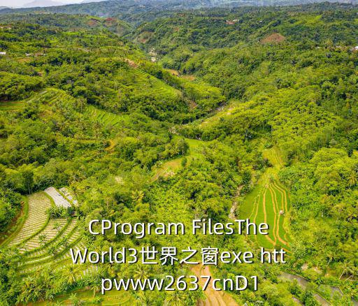 CProgram FilesTheWorld3世界之窗exe httpwww2637cnD1