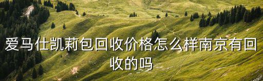 愛馬仕凱莉包回收價格怎么樣南京有回收的嗎