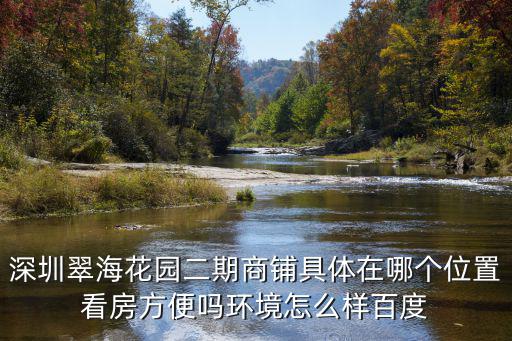 深圳翠海花園二期商鋪具體在哪個位置看房方便嗎環境怎么樣百度