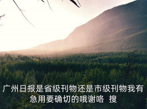 廣州日報，廣州日報和羊城晚報哪個報紙好想定一年的報紙