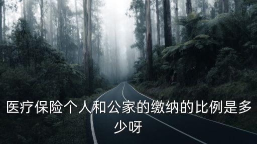 醫(yī)保個(gè)人繳費(fèi)比例，醫(yī)療保險(xiǎn)個(gè)人和公家的繳納的比例是多少呀
