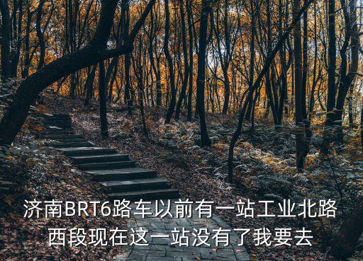 濟(jì)南BRT6路車以前有一站工業(yè)北路西段現(xiàn)在這一站沒有了我要去