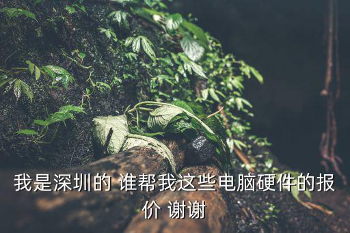 深圳電腦報(bào)價(jià)，我是深圳的 誰(shuí)幫我這些電腦硬件的報(bào)價(jià) 謝謝