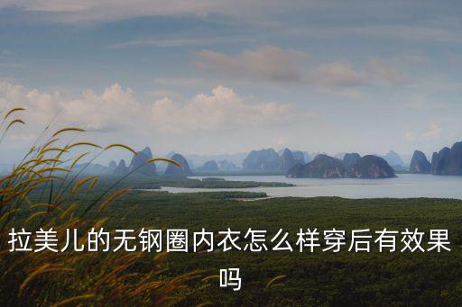拉美兒的無鋼圈內(nèi)衣怎么樣穿后有效果嗎