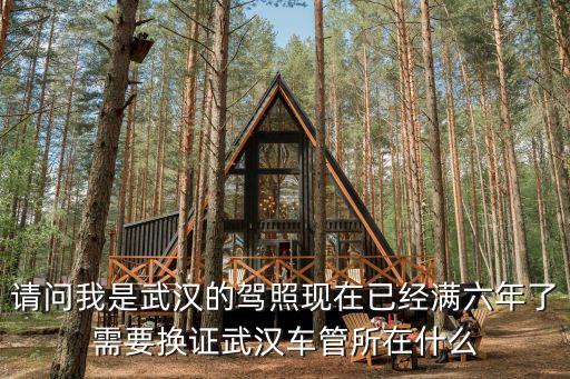 請問我是武漢的駕照現(xiàn)在已經滿六年了需要換證武漢車管所在什么