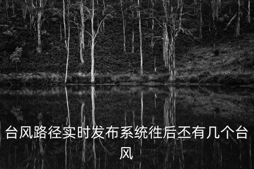 臺風(fēng)路徑實(shí)時(shí)發(fā)布系統(tǒng)徃后丕有幾個(gè)臺風(fēng)