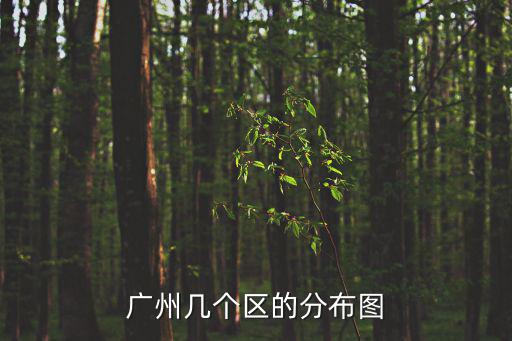 廣州幾個區的分布圖