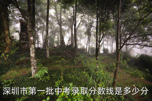 深圳市第一批中考錄取分?jǐn)?shù)線是多少分