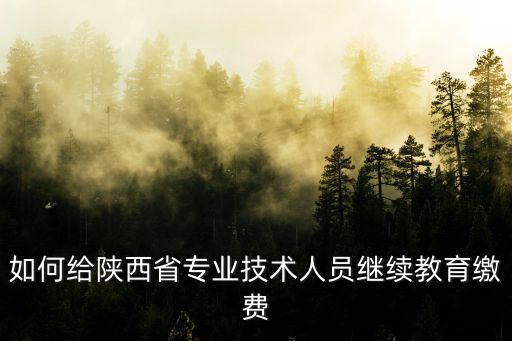 陜西繼續教育網，陜西會計證換證
