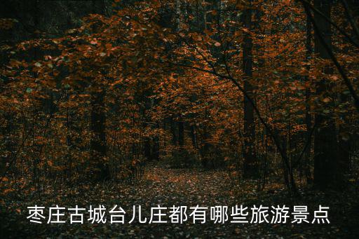臺兒莊旅游，臺兒莊旅游必須要了解的大概需要多少錢