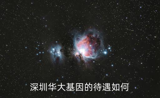 深圳華大基因的待遇如何