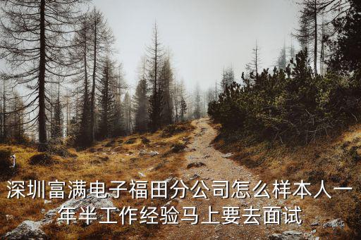 深圳富滿電子福田分公司怎么樣本人一年半工作經驗馬上要去面試
