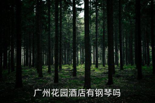 廣州花園酒店有鋼琴嗎