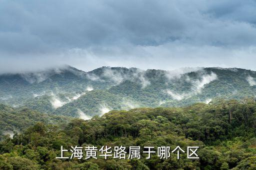 上海黃華路屬于哪個區