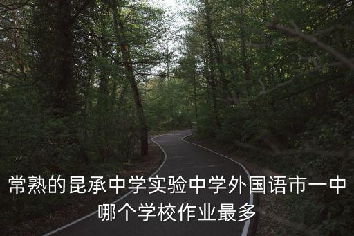 常熟市昆承中學，昆承中學在哪條路東側