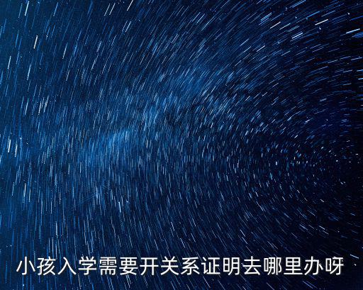 關系證明哪里開，開家庭關系成員證明應該是街道能開還是居委會能開