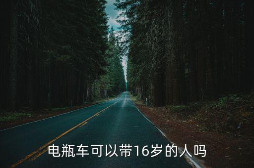 電瓶車可以帶人嗎，電瓶車可以帶16歲的人嗎