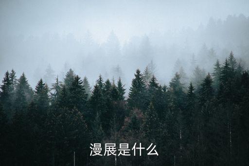 漫展是什么