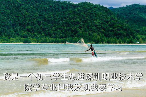 深圳職業技術學院專業，我是一個初三學生想進深圳職業技術學院學專業但我發現我要學習
