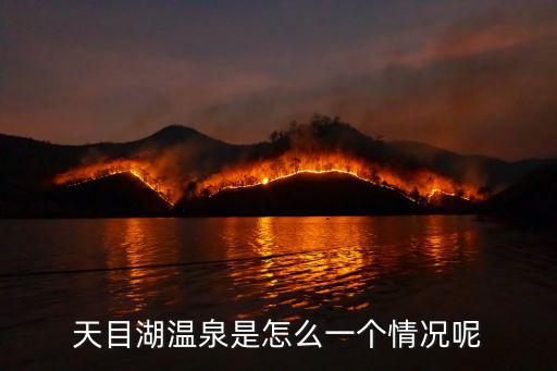天目湖溫泉是怎么一個情況呢