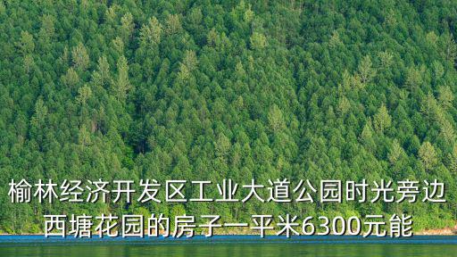 西塘花苑，榆林經濟開發區工業大道公園時光旁邊西塘花園的房子一平米6300元能