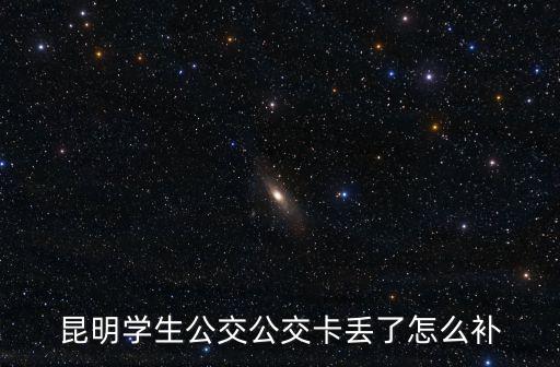 昆明學生公交公交卡丟了怎么補