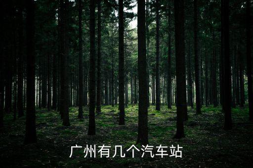 廣州有幾個(gè)汽車站